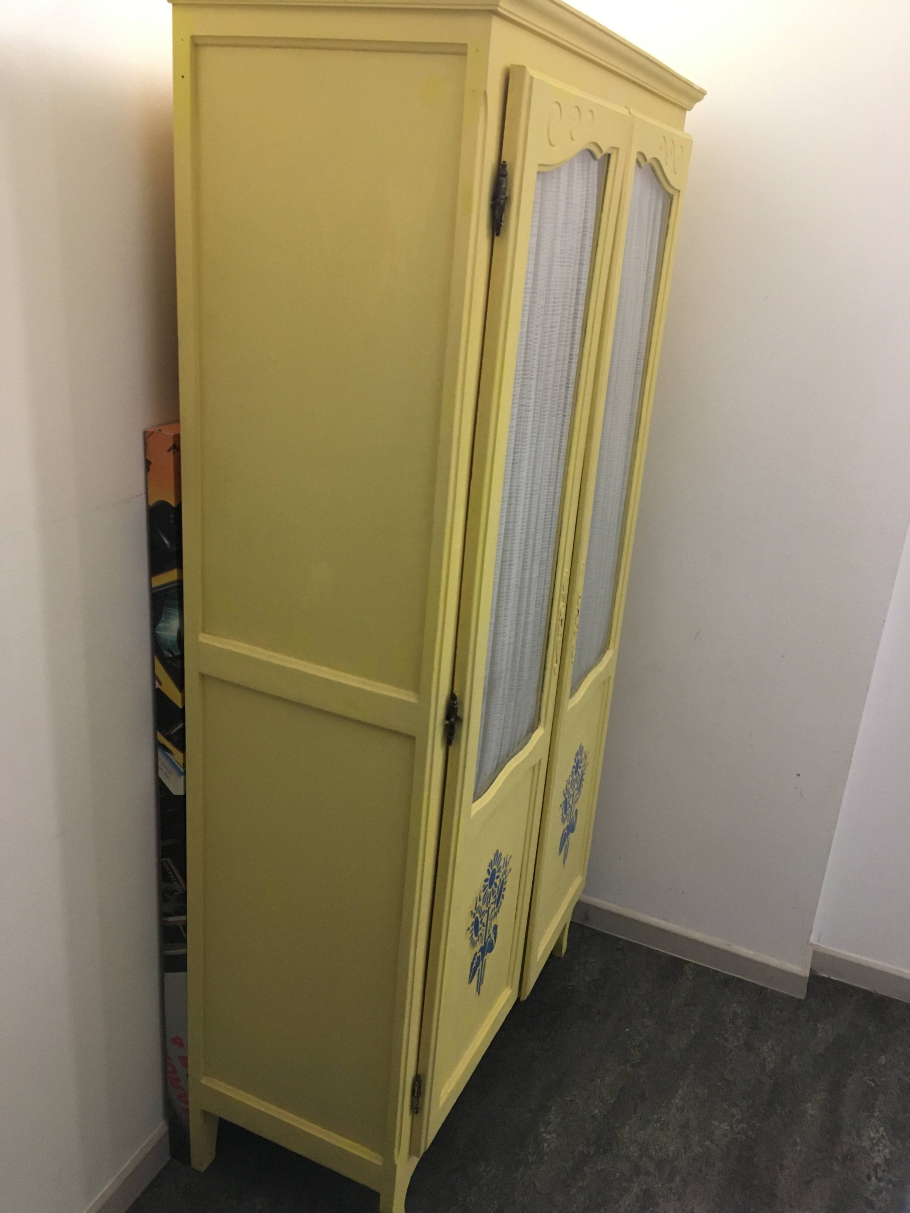 Glass cabinet handmade by craftsman