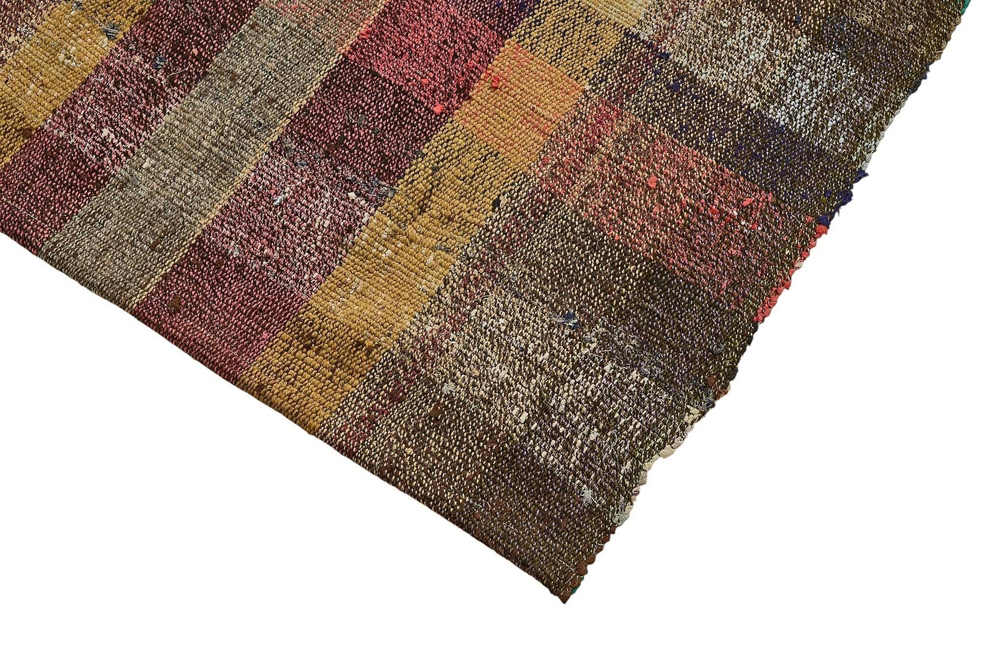 Turkish Handwoven Flatweave Chaput Kilim 135 cm x 237 cm
