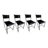 Set of 4 "spaghetti" chairs by Giandomenico Belotti for Alias