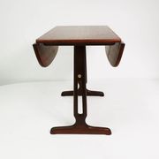 Teak & rosewood extendable table, Denmark, 1960s