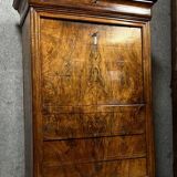 Louis Philippe period secretary with double ogee in walnut circa 1830