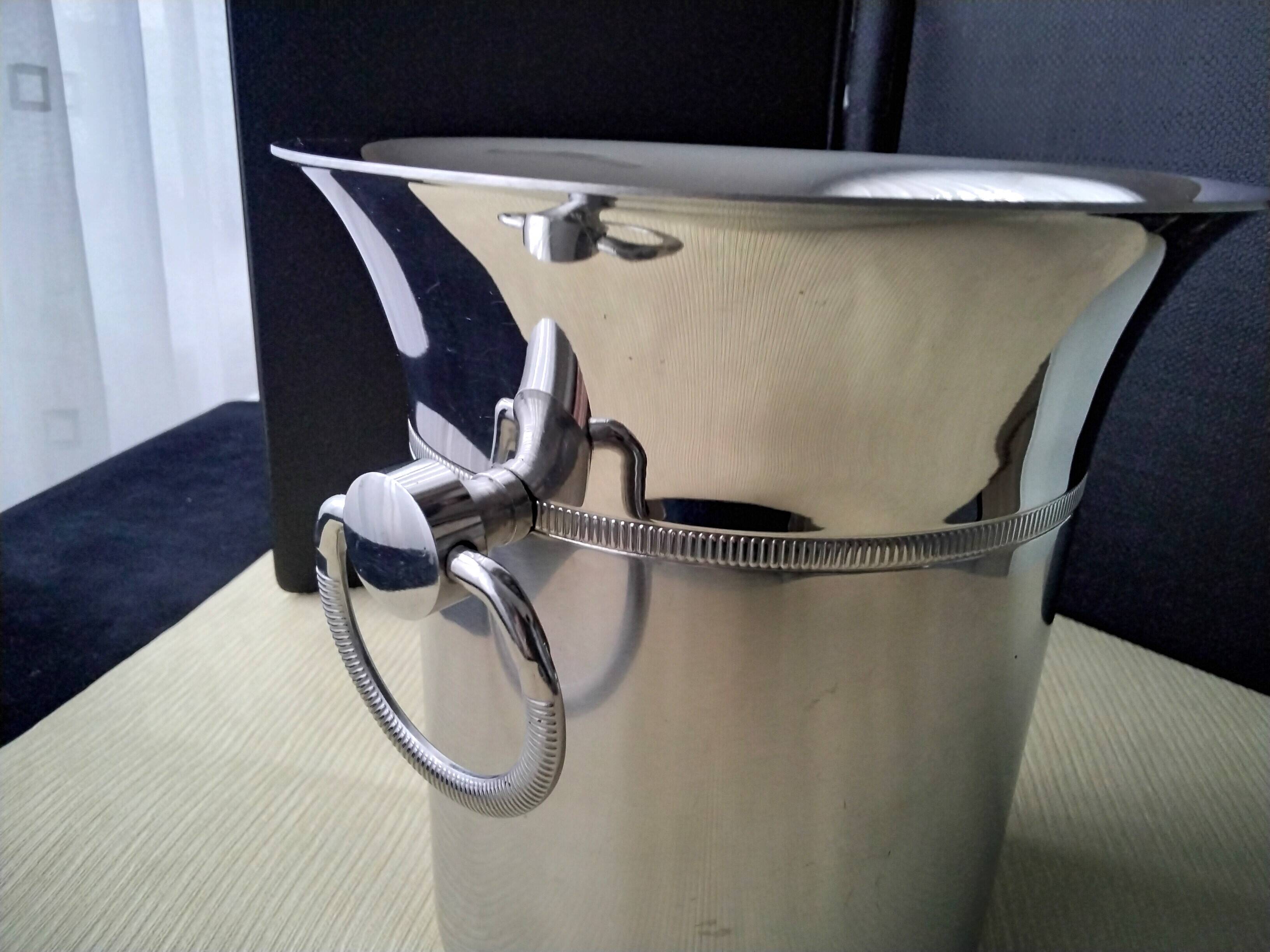 Seau à champagne en acier inoxydable Jean Couzon
