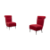 Pair of Italian accent chairs from the 1950s