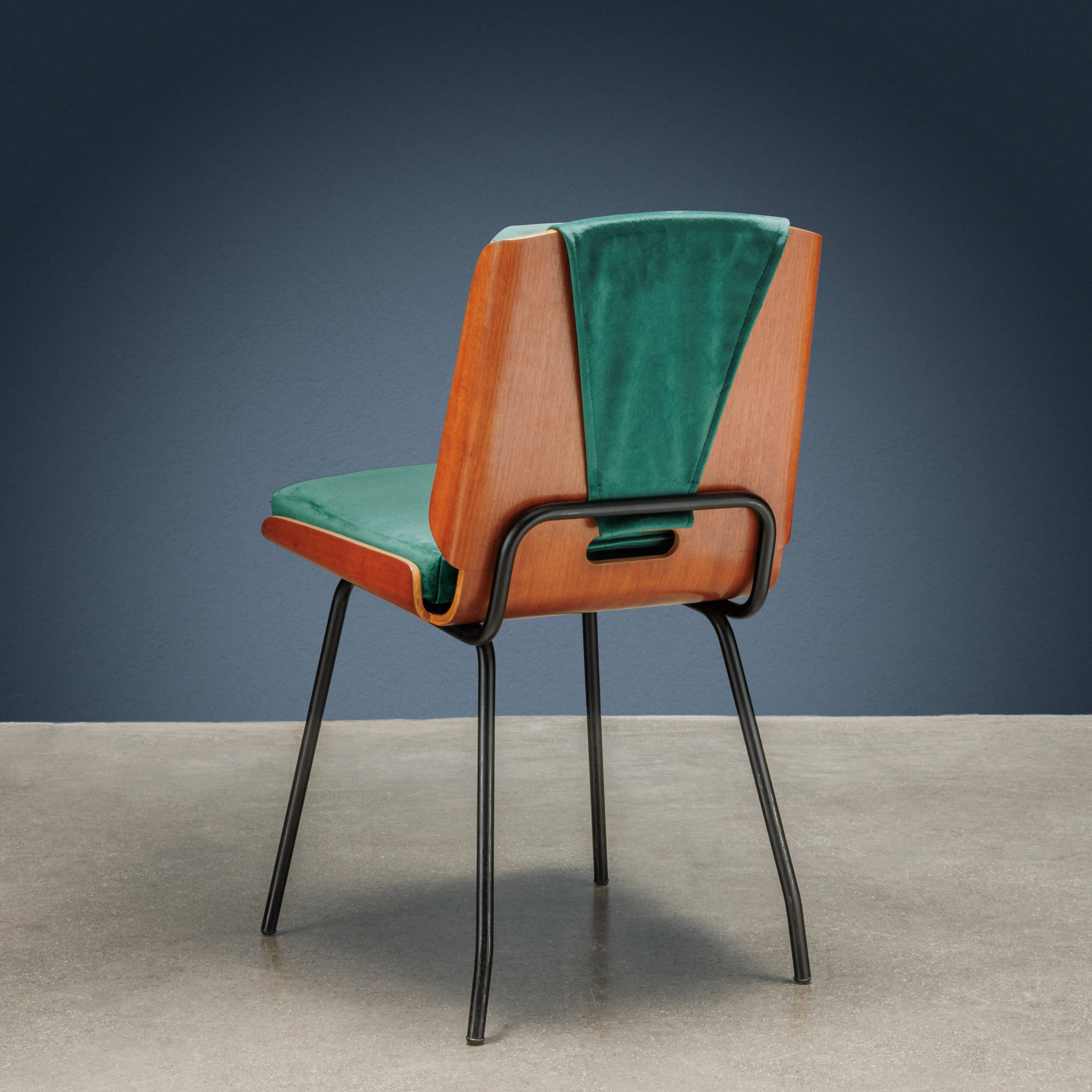 Lucania chair made by G. De Carlo for Arflex Italy 1950s
