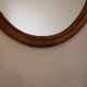 Miroir ovale en bambou 56x45cm