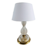 Lampe cristal et laiton