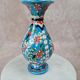 Hand-painted ceramic vase, oriental style.
