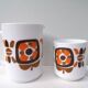 Vintage pitcher and mug Mobil