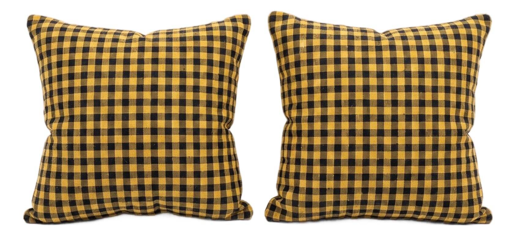 Set of 2 vintage kilim cushion covers 41x41 cm