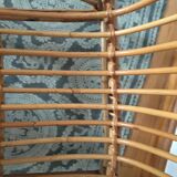 1960 rattan basket chair