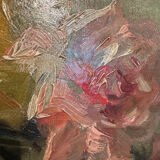 Antique painting, Still life with roses, signed Chaleyé