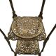 French Art Nouveau Style Brass Plant Stand, 1960/70s