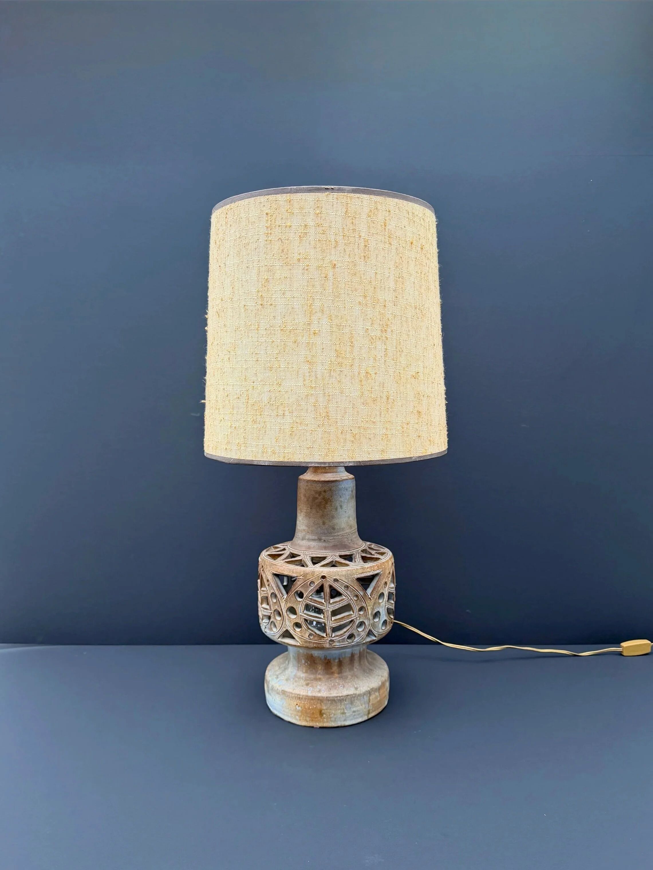 Agnès Escala lamp in ceramic, France 1970