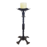 Brutalist Cast Iron Candleholder, Germany, 1960s