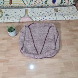 Handmade bohemian Berber pouf 60 X 60 X 25 CM