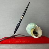 Desk pen set with sea shell lamp