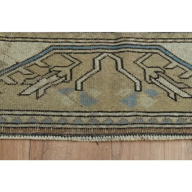 1970s Vintage Turkish Handmade Wool & Cotton Orange Area Rug 154x230