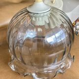 Jellyfish blown glass pendant lamp