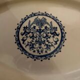 Grand plat ovale en faïence de Gien