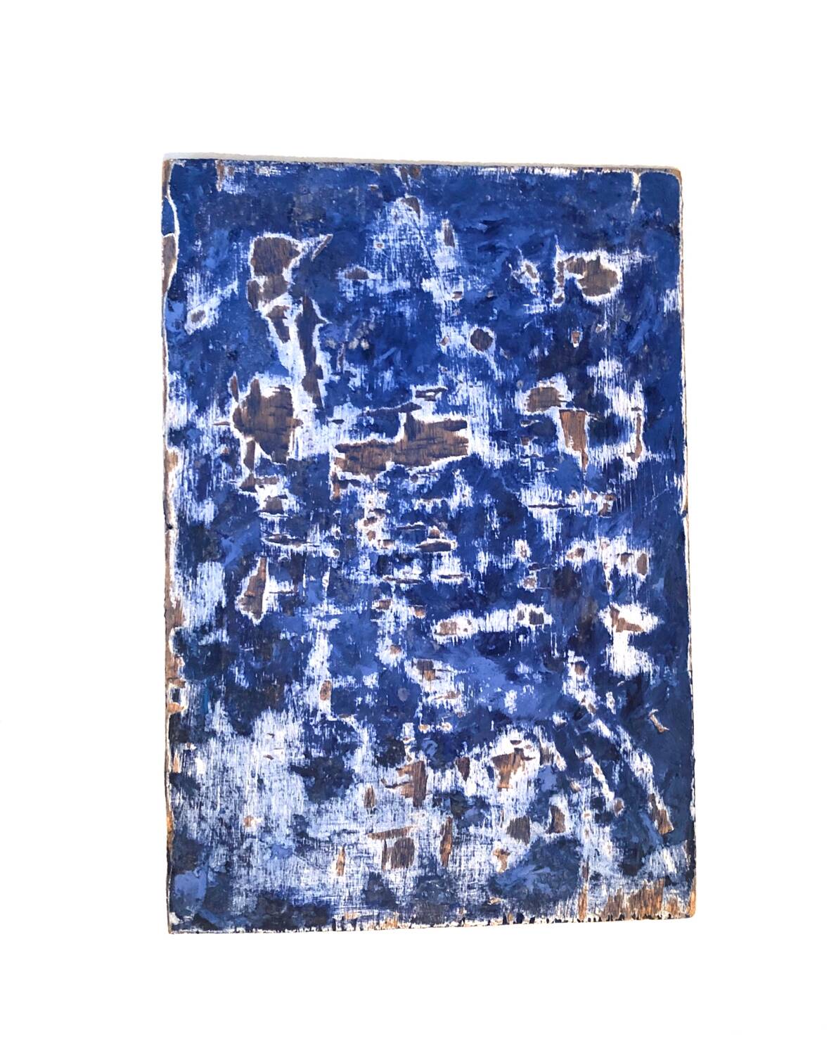 Abstract blue painting