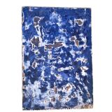 Tableau bleu abstrait