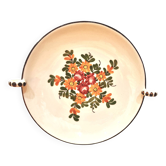 Decorative plate in earthenware
