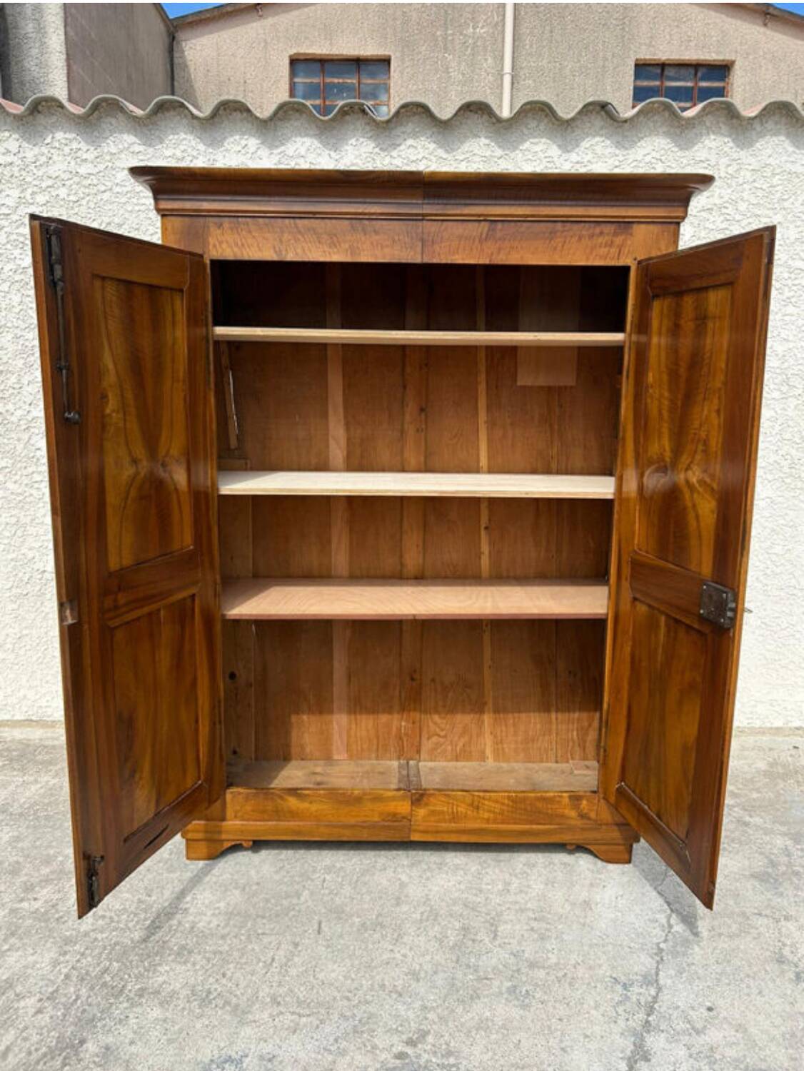 Louis Philippe walnut wardrobe