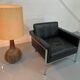 Vintage Italian ceramic floor lamp 60s