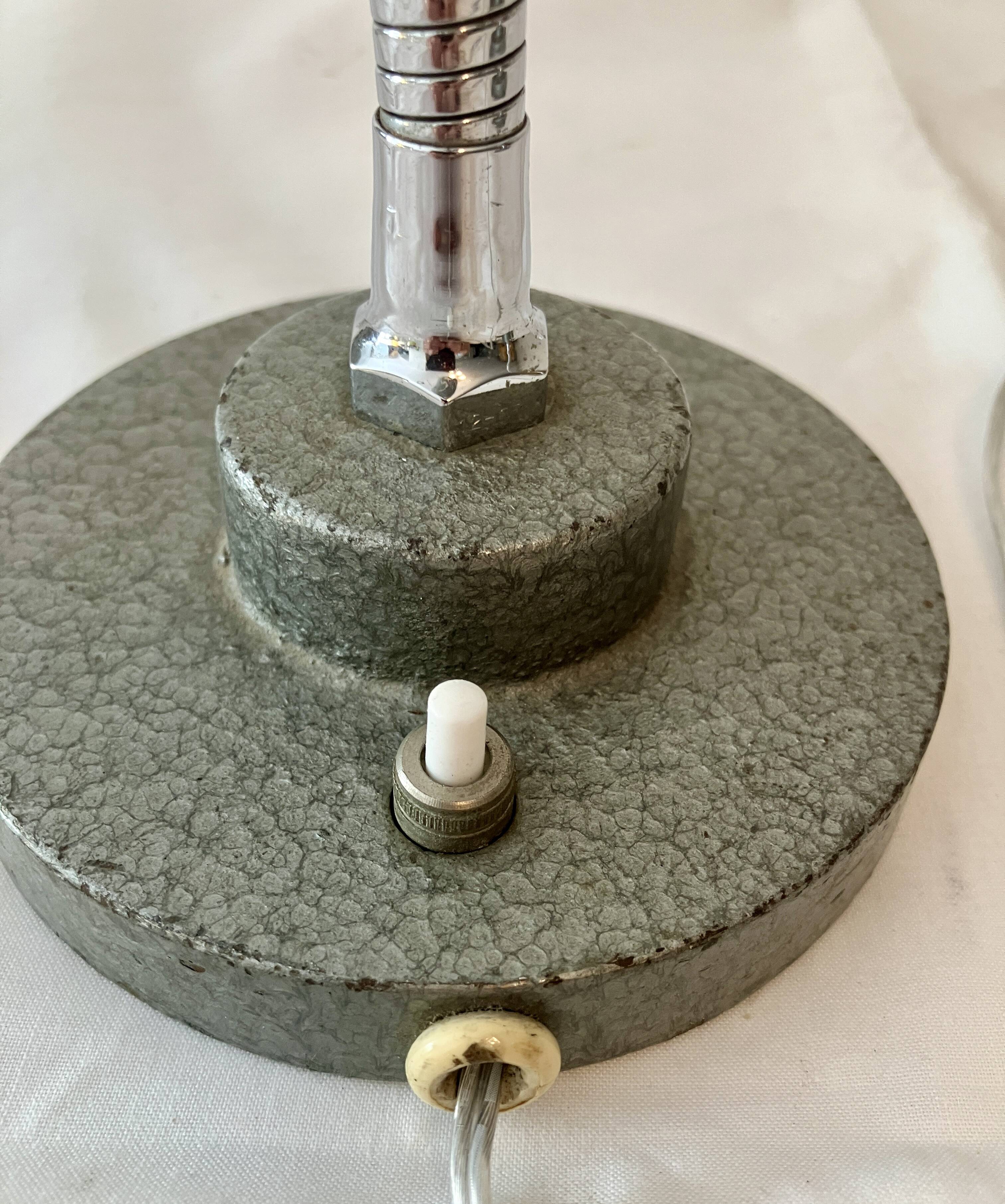 Pair of cogit workshop lamps