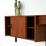 Teak shelving unit, Danish design, 1960s, production: Denmark