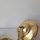 Marine suspension in brass and glass