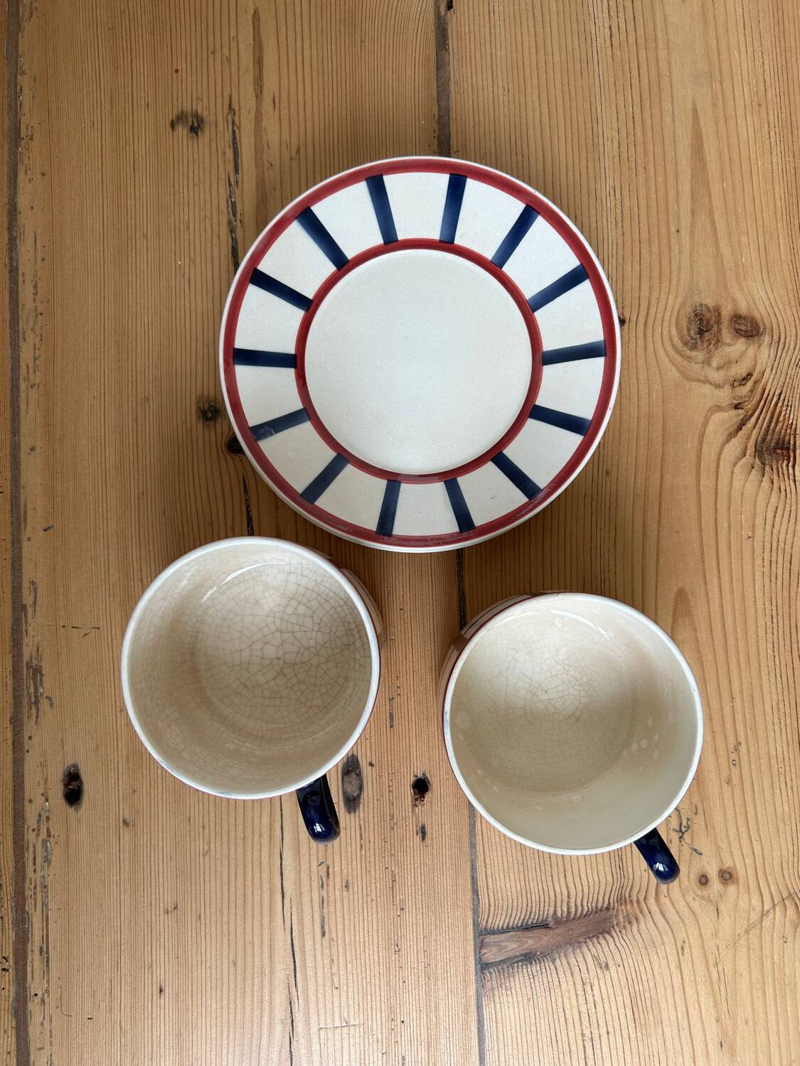 Set of 2 large “Béarn” cups