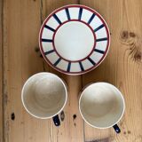 Set of 2 large “Béarn” cups