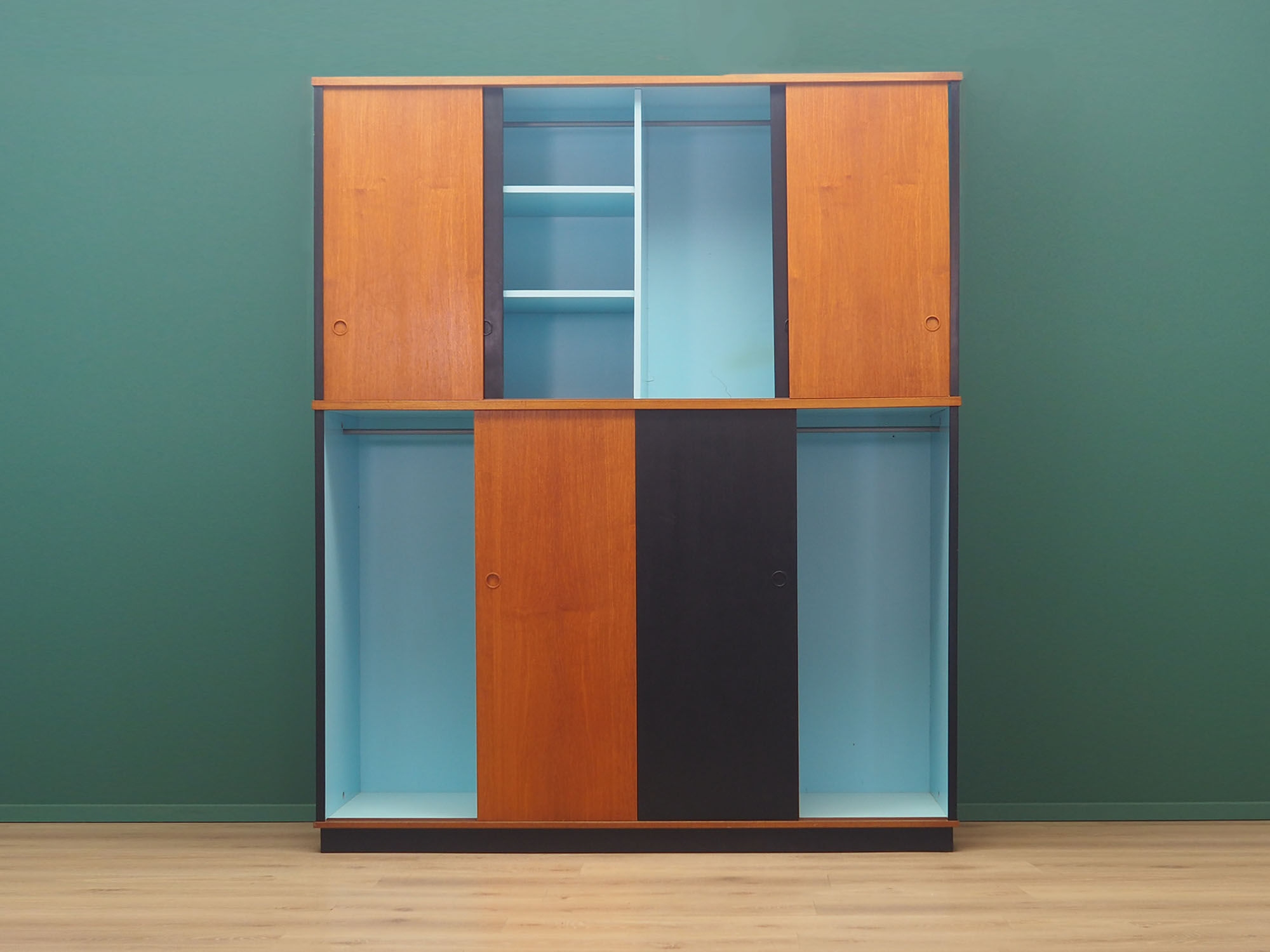 Teak wardrobe, scandinavian design, 1970s, manufacturer: Sweden
