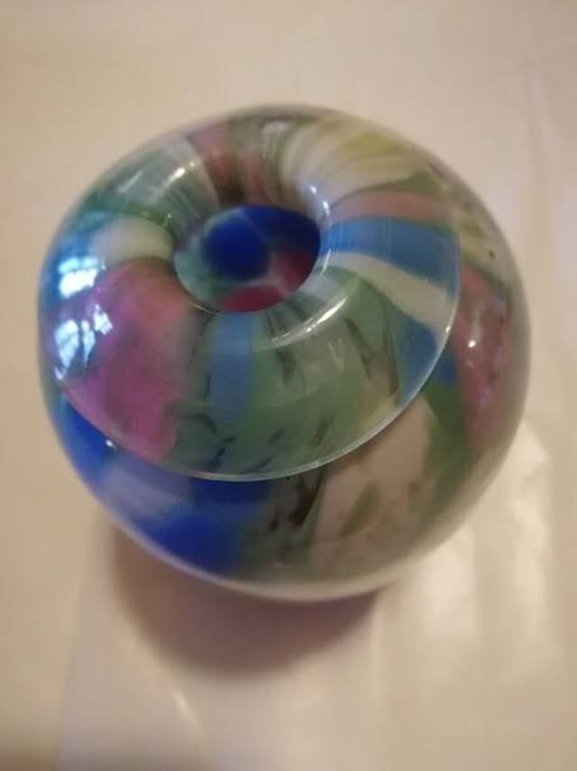Multicoloured vase