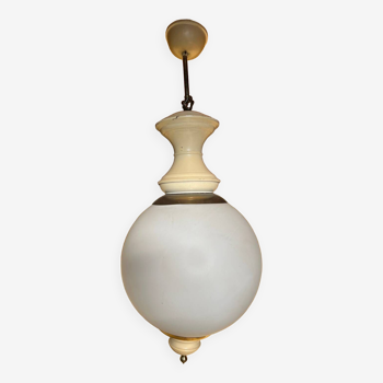 Opaline ball pendant from the 1950s