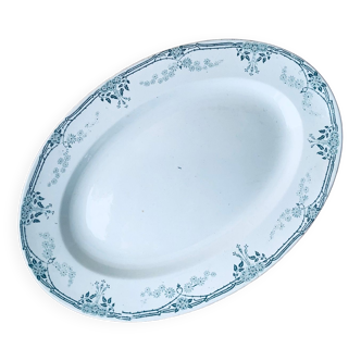 Plat de service ovale KG Luneville collection Beaulieu