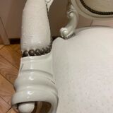 Authentic Napoleon III medallion armchair