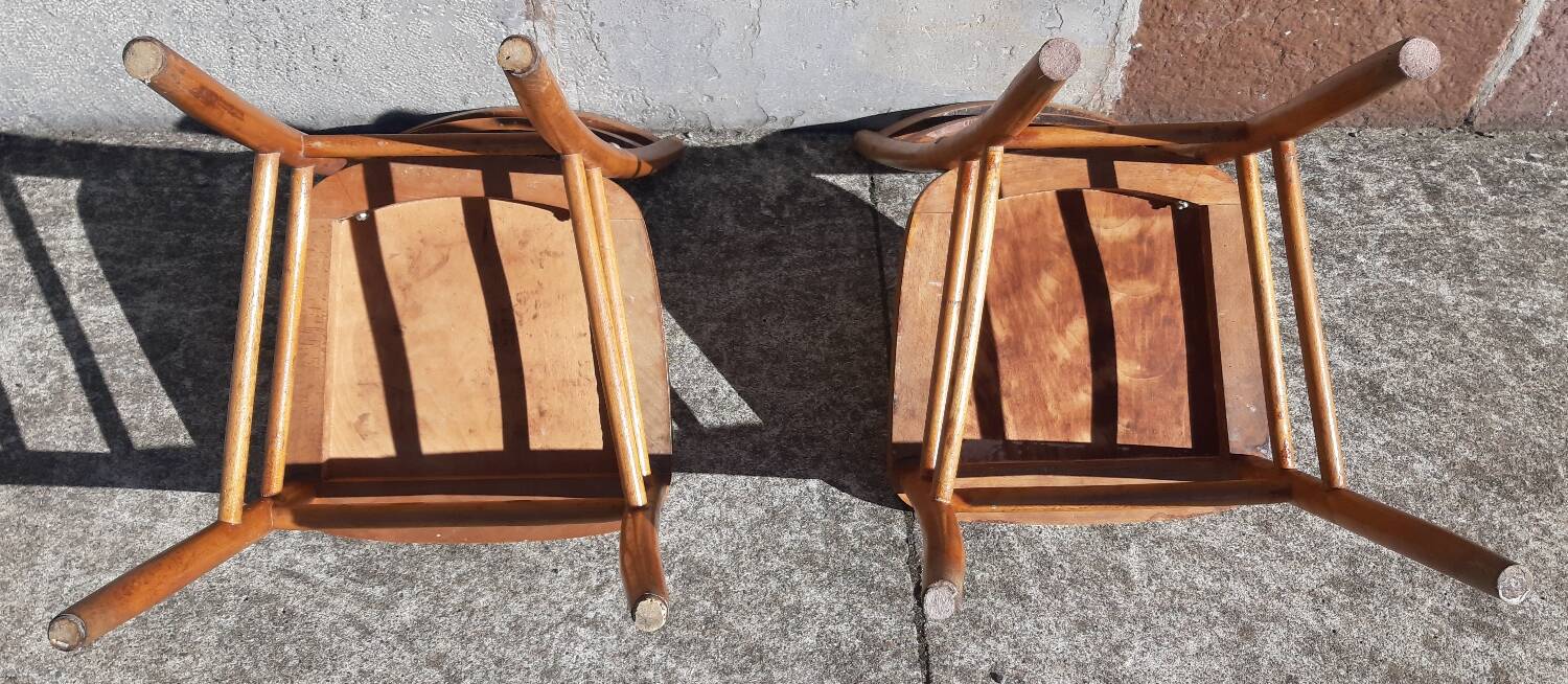Pair of Luterma bistro chairs