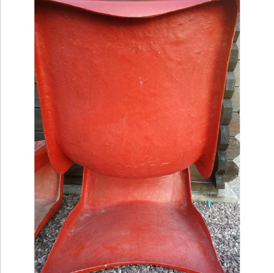 1969 fiberglass Silene, Clairitex design by Borgnat