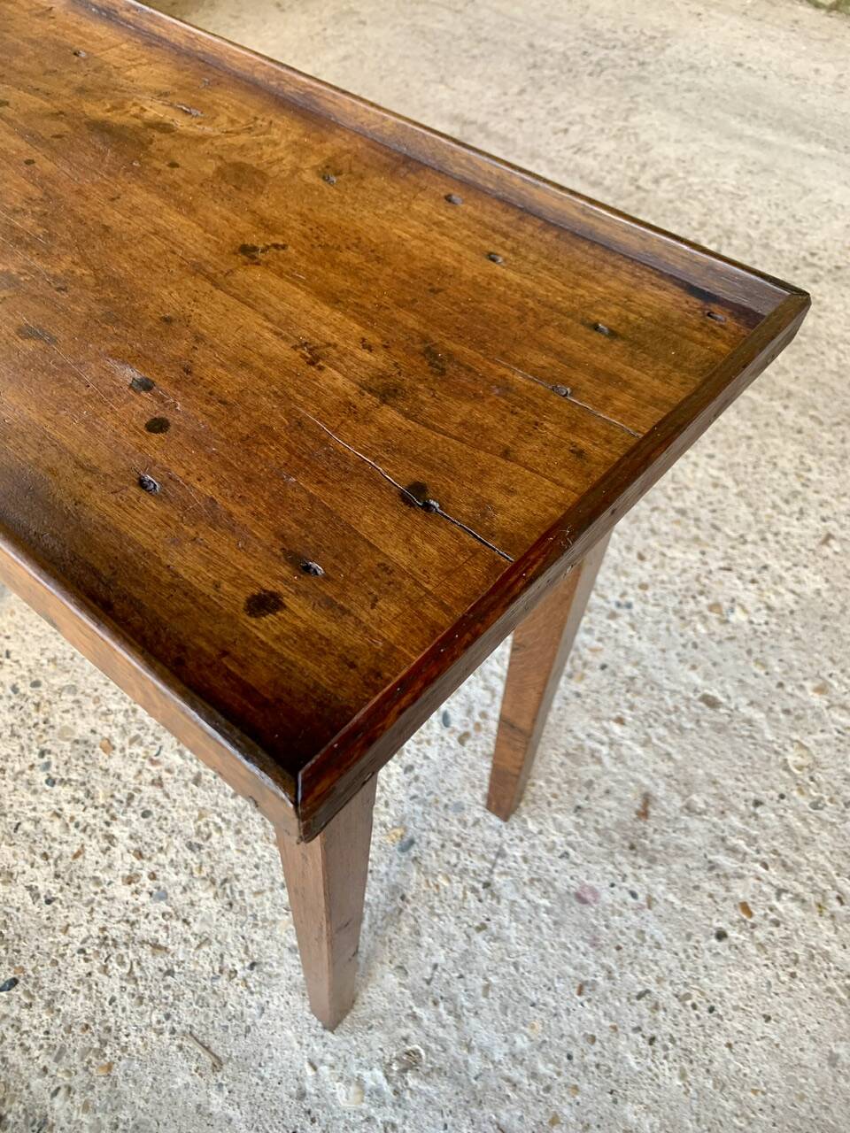 Small console / Side table in walnut 19th century