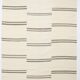 6x9 Cream & Brown Contemporary Vintage Kilim Rug, 184x282Cm