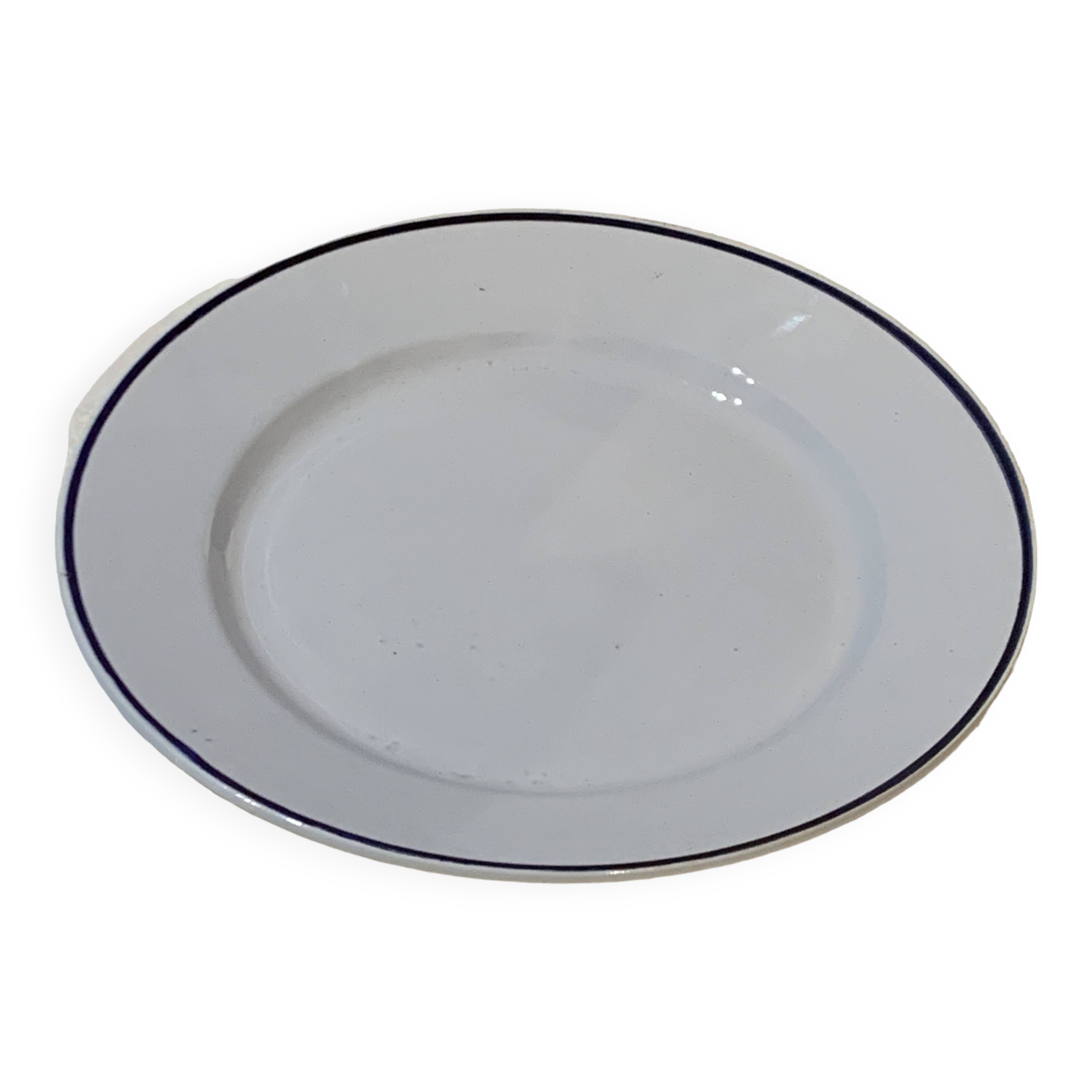 Round earthenware dish brand hbcm 1930