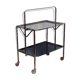 Folding dessert table rolling towards the 1970s numbered dimension: H -82cm- L-41cm- Pr-41cm-