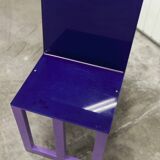Chaise en métal et plexiglass création unique