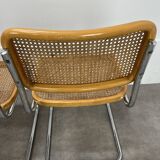3 Cesca B32 chairs by Marcel Breuer