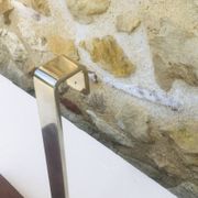 Vintage wall shelf, hanging, metal and wood