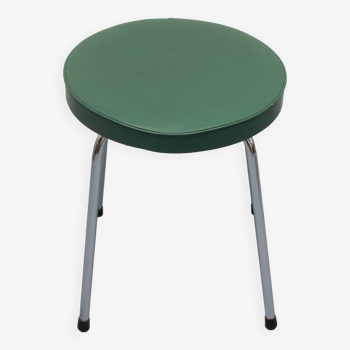 Tabouret vert des années 1950 de Thonet