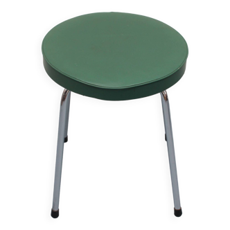 Tabouret vert des années 1950 de Thonet