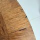 1920s Belgian Art Deco oak parquetry dining table